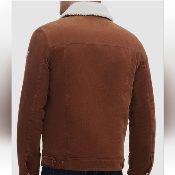 GUESS Corduroy Lined Coat Size XXL - Picture 2 of 10